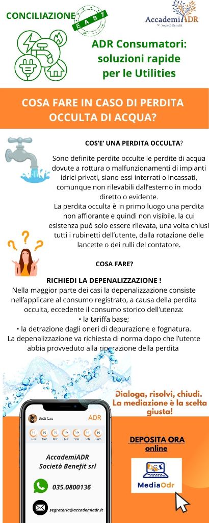 Perdita occulta di acqua