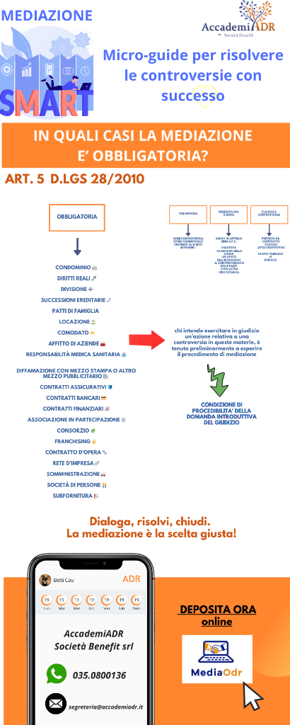 Mediazione Obbligatoria